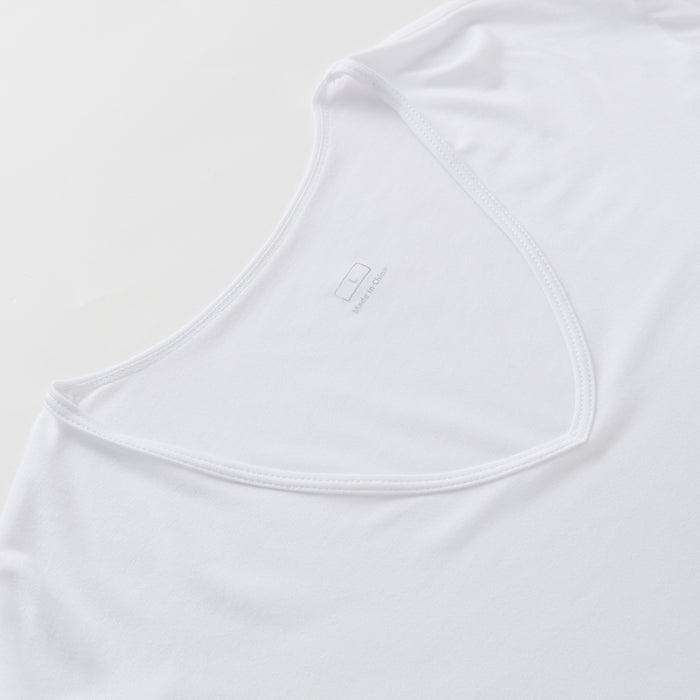 남성 모달 라이크라 V넥 긴팔 티셔츠