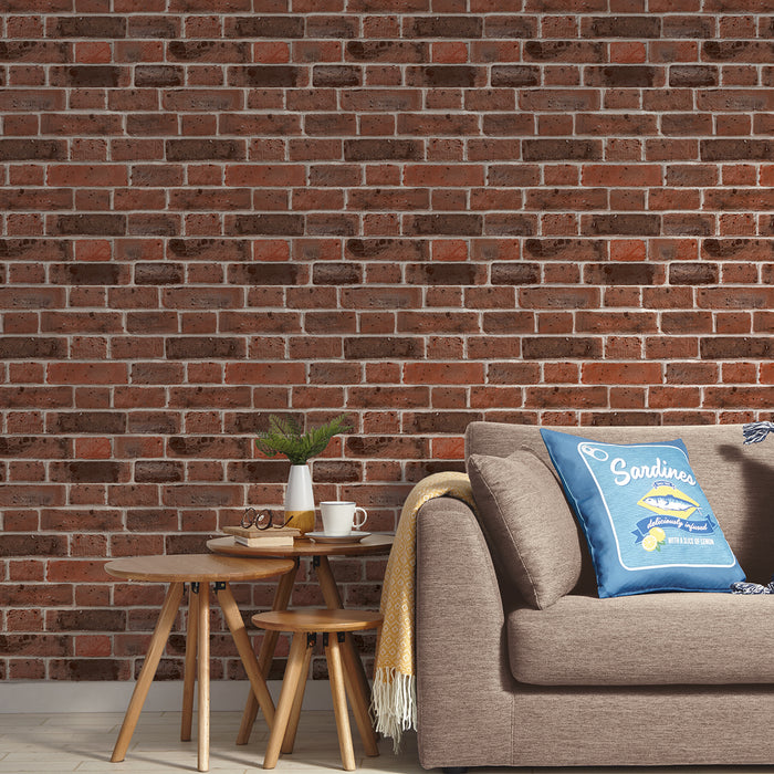 니토리 스티커벽지 벽돌