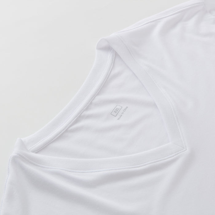 남성 모달 V넥 반팔 티셔츠