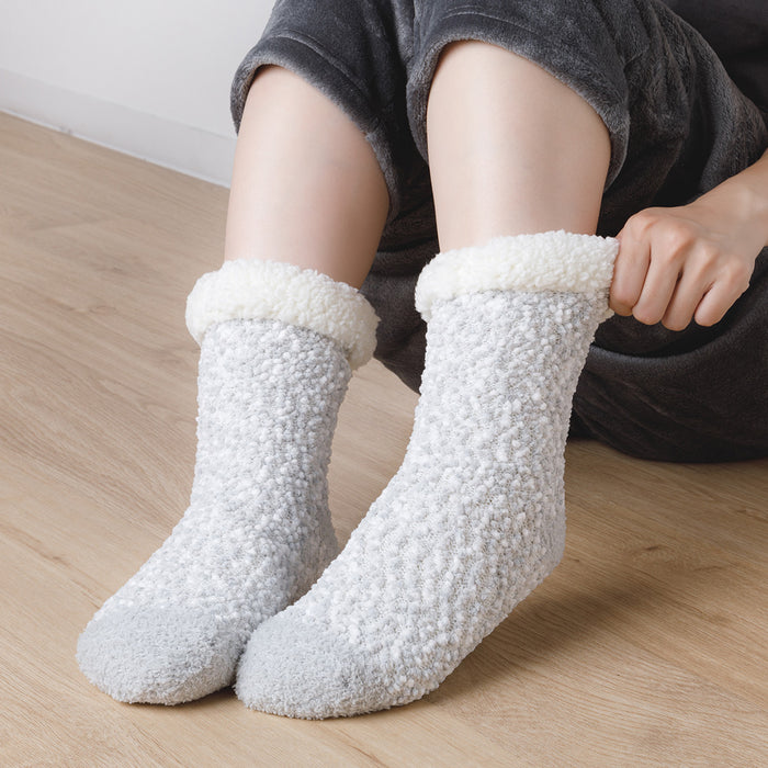 니토리 N-웜 보아 수면양말 M (4컬러)