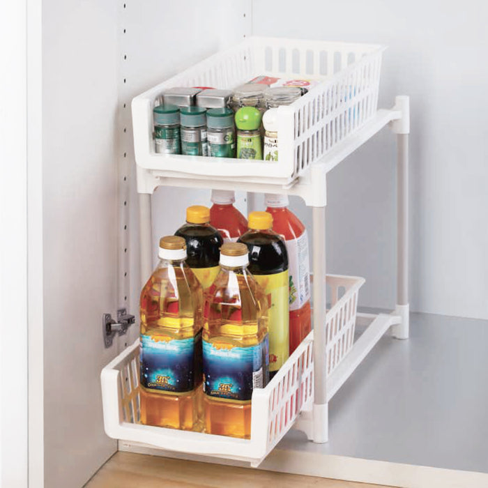 니토리 2단 슬라이드 트레이