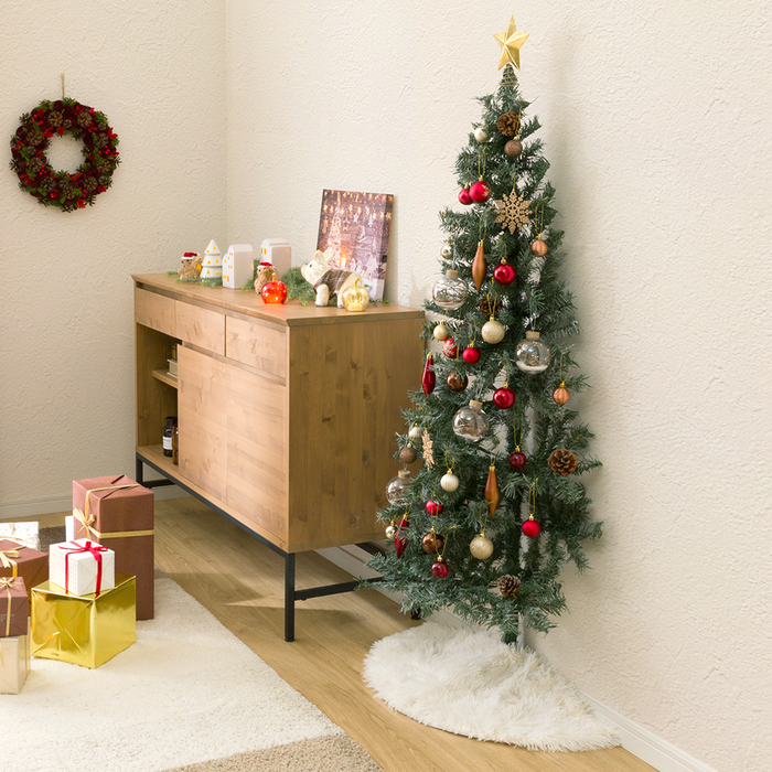 니토리 크리스마스 하프 트리 퍼 스커트