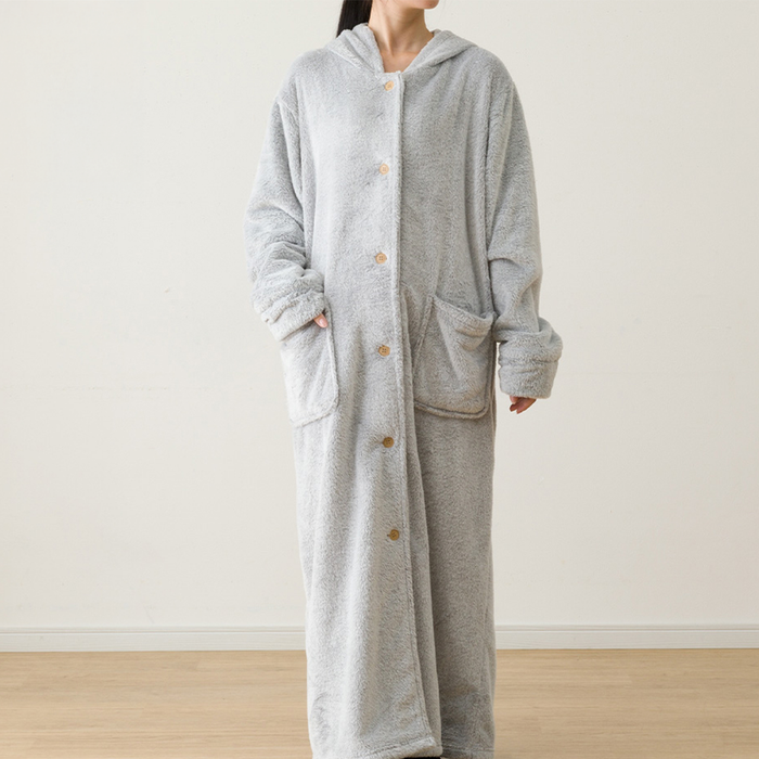 니토리 N-SP웜 롱 후드가운 (L)