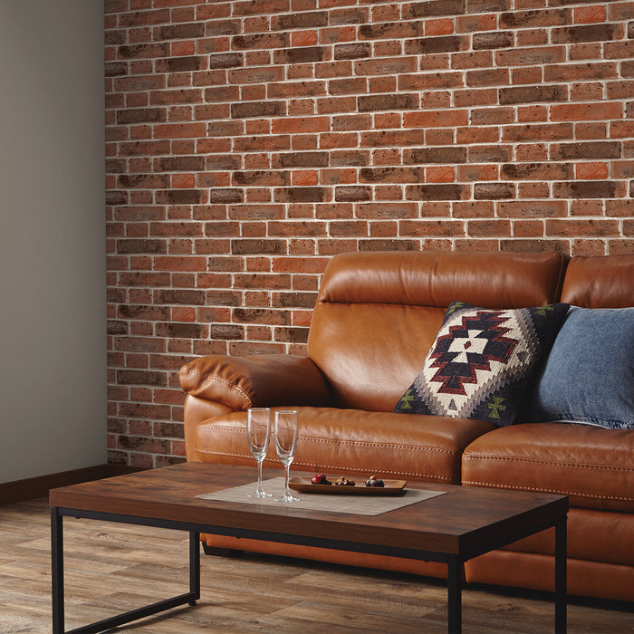 니토리 스티커벽지 벽돌