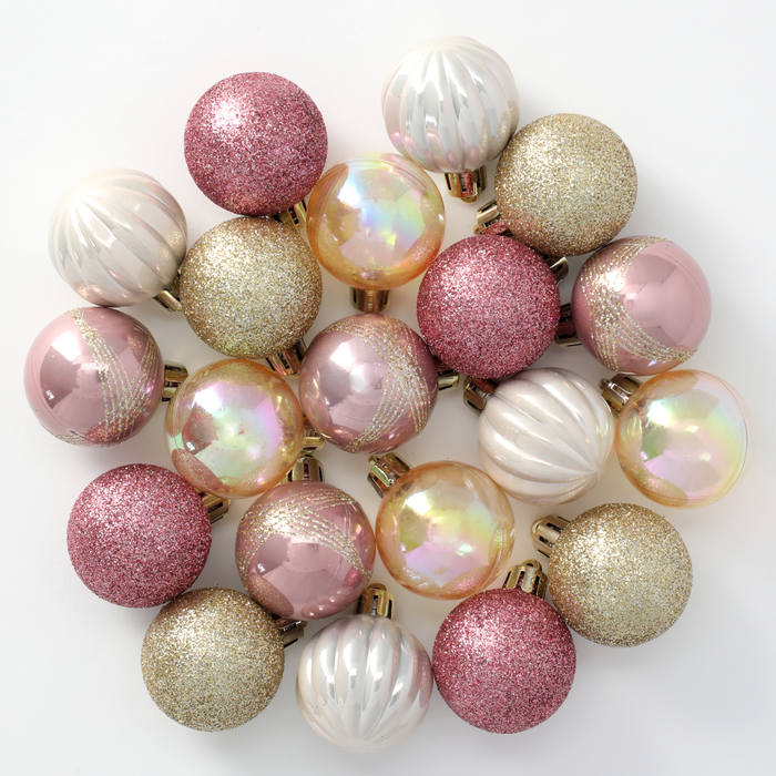 니토리 크리스마스 오너먼트 볼 세트 20P