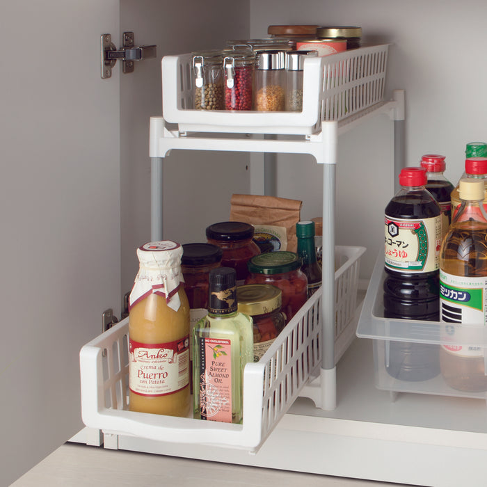 니토리 2단 슬라이드 트레이