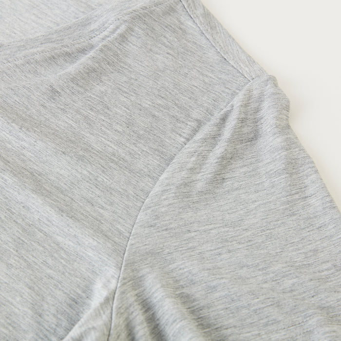 여성 모달 V넥 반팔 티셔츠