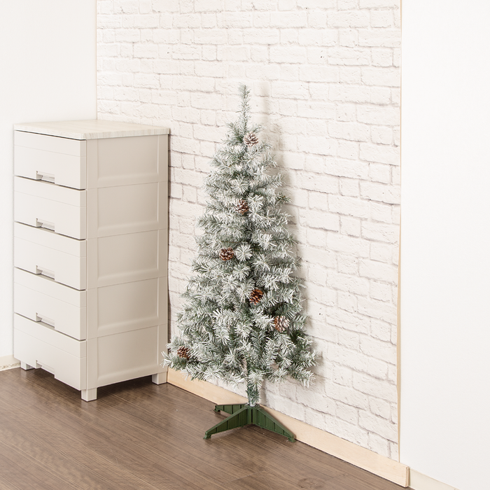 니토리 크리스마스 데코레이션 스노우 하프 트리 (120㎝, 150㎝, 180㎝)