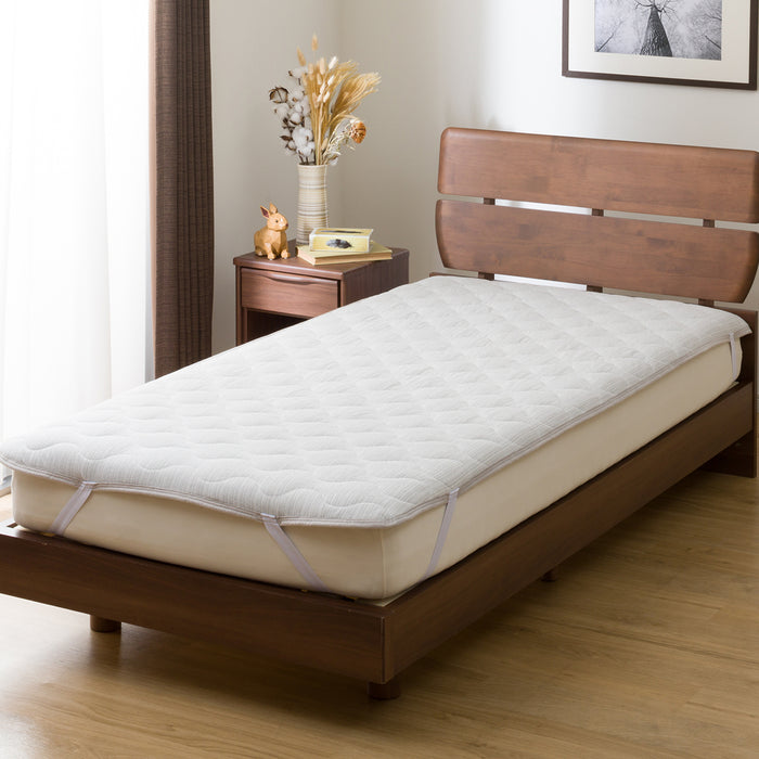 니토리 N-WSP웜 고정형 리버시블 침대패드 (S)