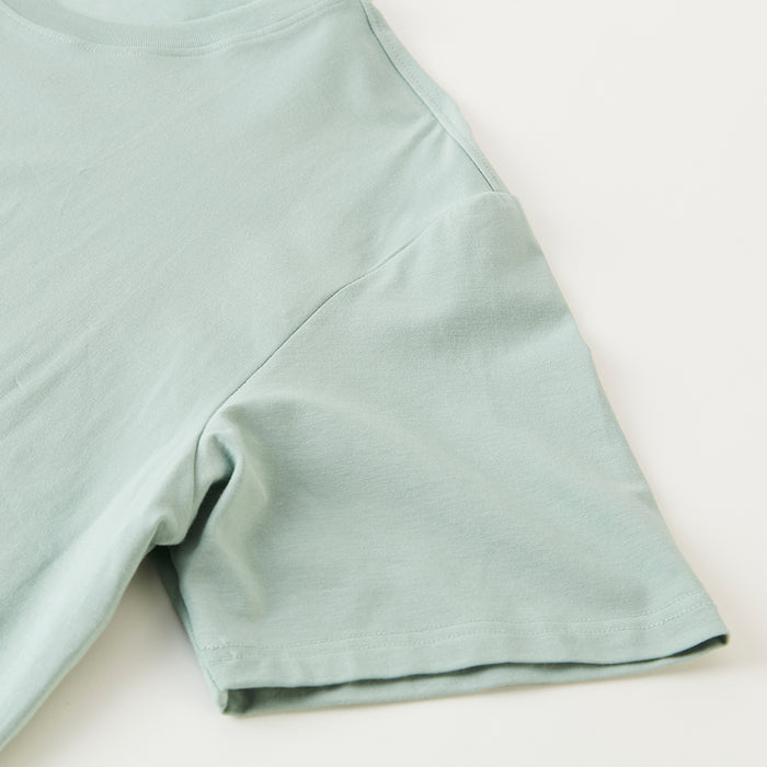 남성 모달 코튼 U넥 반팔 티셔츠