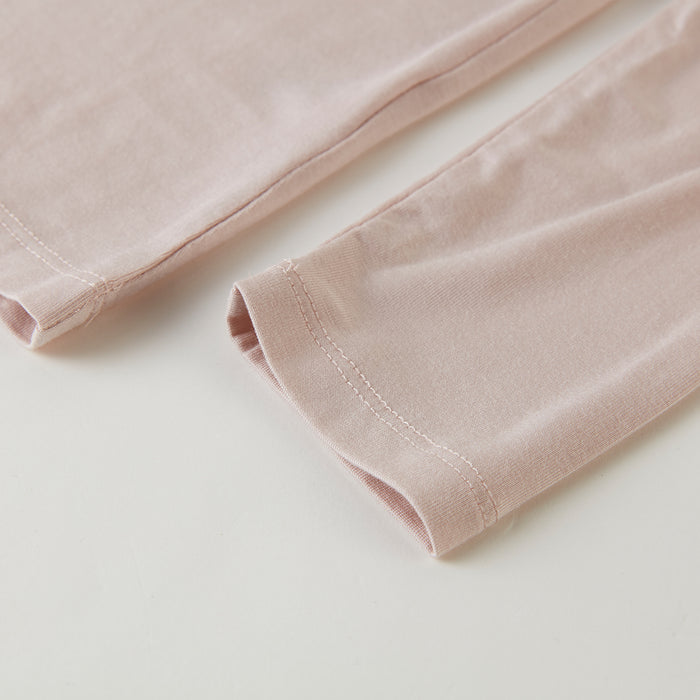 여성 모달 라이크라 V넥 긴팔 티셔츠