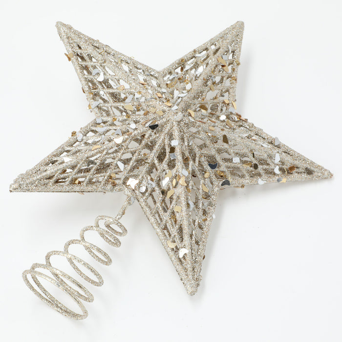 니토리 크리스마스 트리탑 스타 메슈 골드