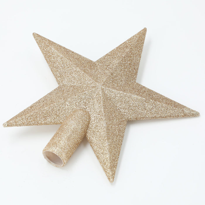 니토리 크리스마스 트리탑 스타 골드 글리터