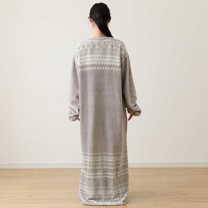 니토리 N-웜 라운드 롱 가운 (M)