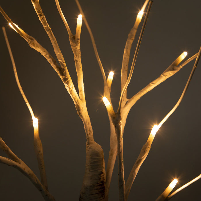 니토리 크리스마스 테이블 트리 LED 자작나무