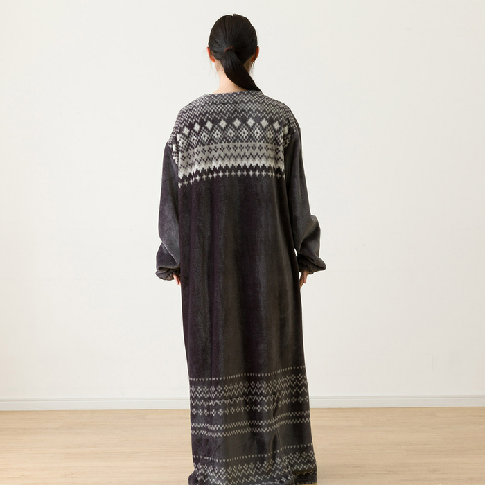 니토리 N-웜 라운드 롱 가운 (L)