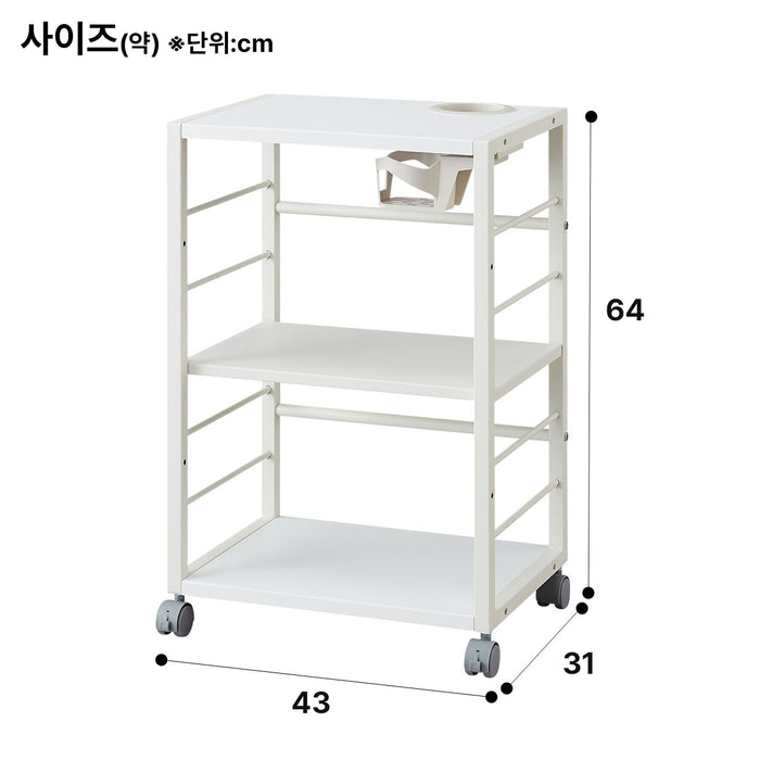 니토리 다용도 트롤리 GM006 (컵홀더포함)