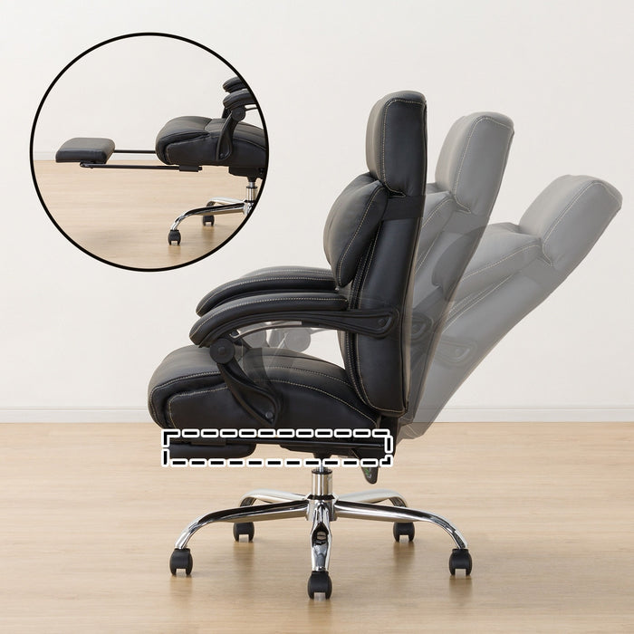 OFFICECHAIR FOOTREST OC702 LEATHER