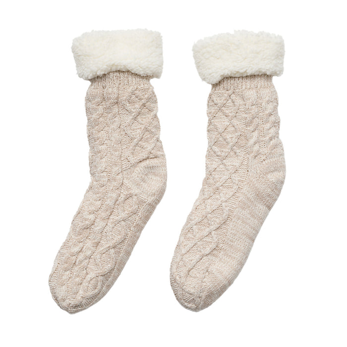 니토리 N-웜 보아 수면양말 M (4컬러)