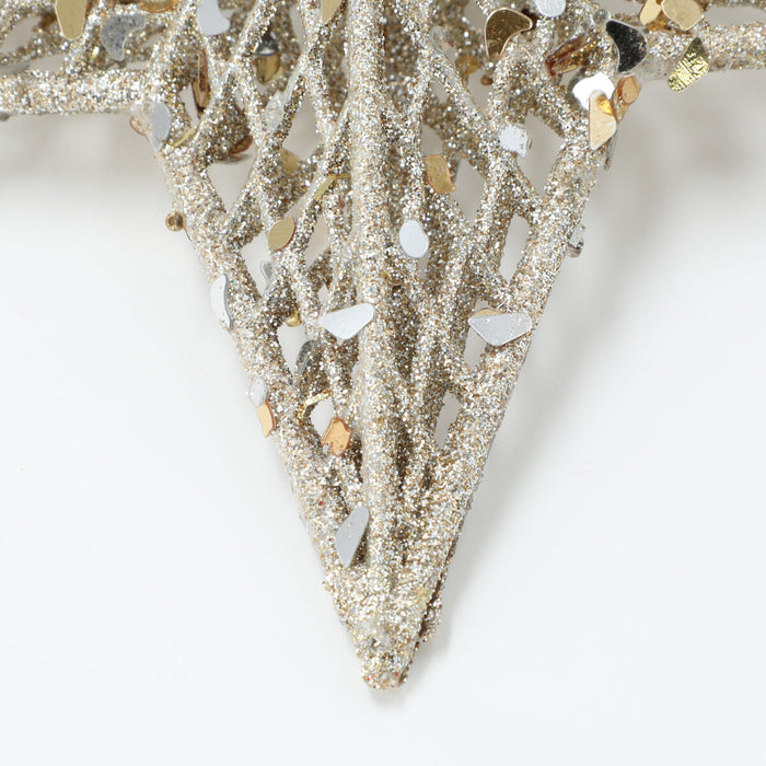 니토리 크리스마스 트리탑 스타 메슈 골드