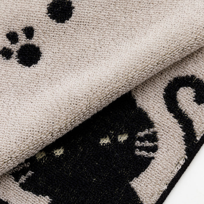 니토리 검은고양이 핸드타월