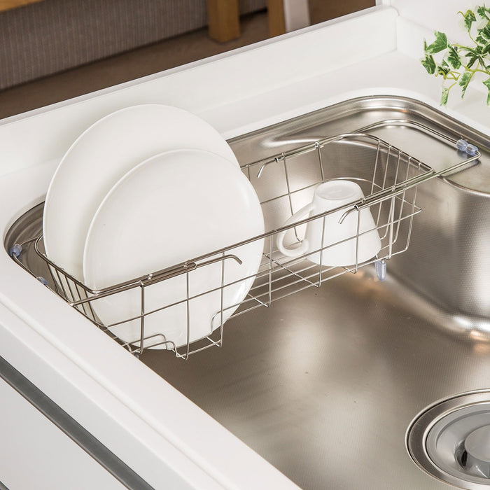 니토리 스테인리스 슬라이드 식기 건조바구니 (M,L)