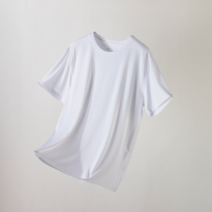 남성 모달 U넥 반팔 티셔츠