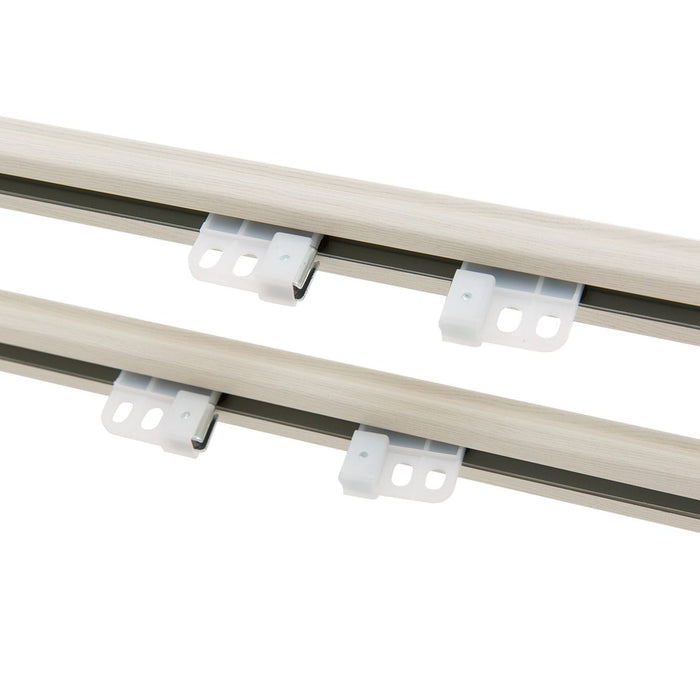 나뭇결무늬 길이조절 저소음 레일 KR9 (더블)