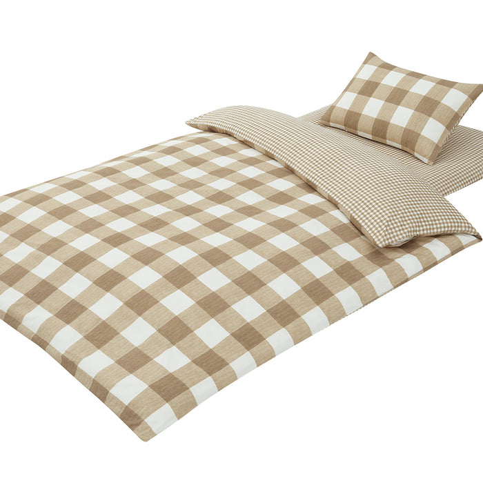 이불요/매트리스겸용 커버 3종세트 체크 (S)