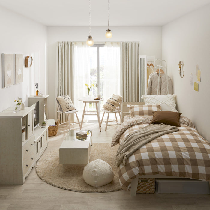 이불요/매트리스겸용 커버 3종세트 체크 (S)