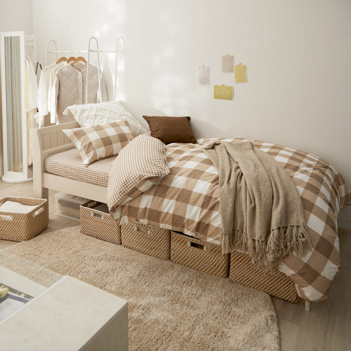 이불요/매트리스겸용 커버 3종세트 체크 (S)