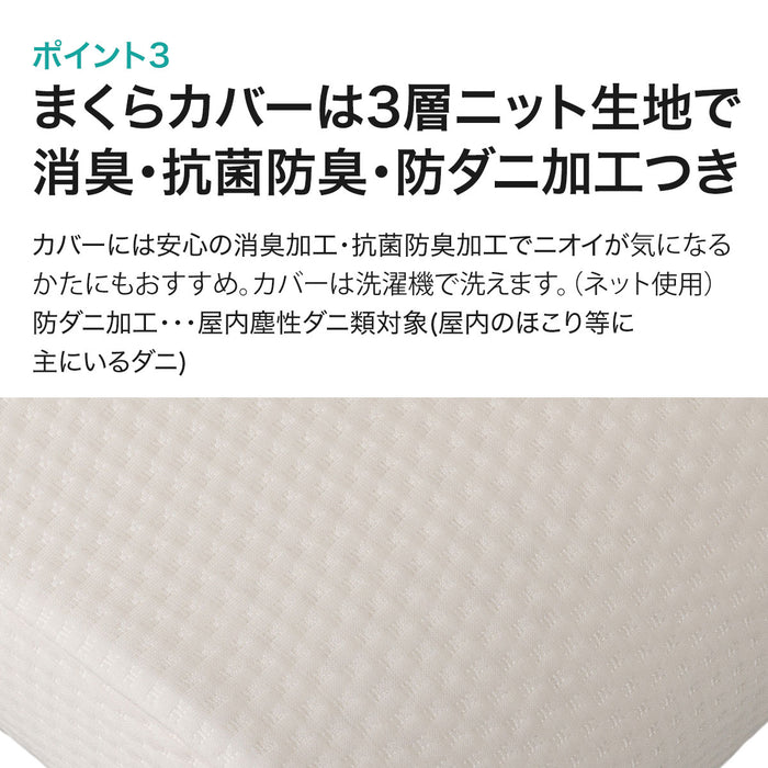 머리를 잘 지탱해주는 라텍스 베개