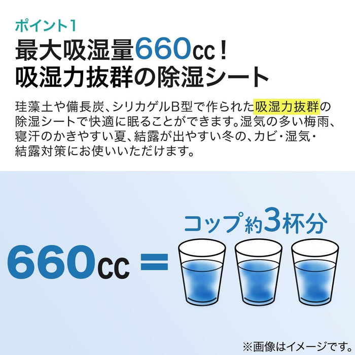 세탁 가능한 규조토 제습 시트 (S,SD)