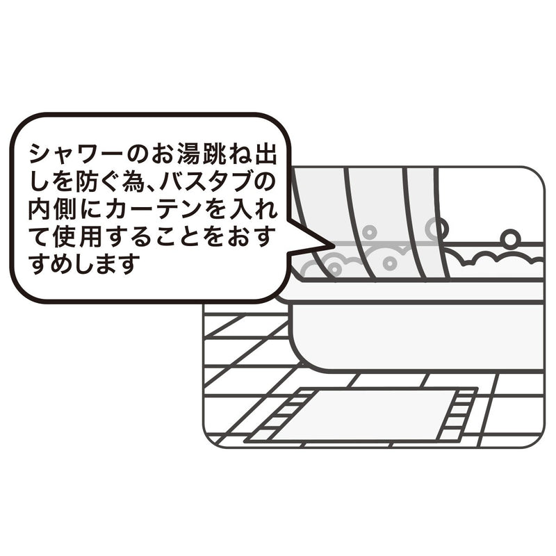 샤워 커텐 QE001 135x180