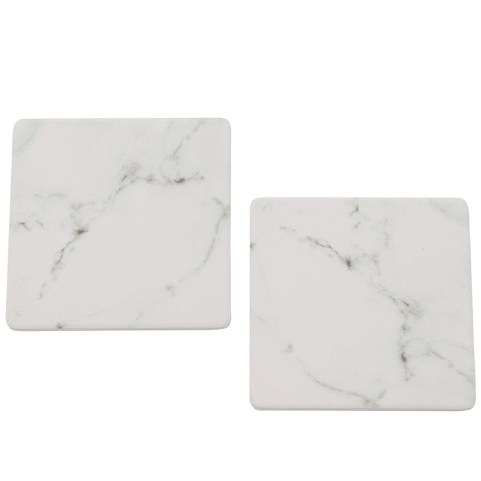 세라믹 코스터 대리석 2P