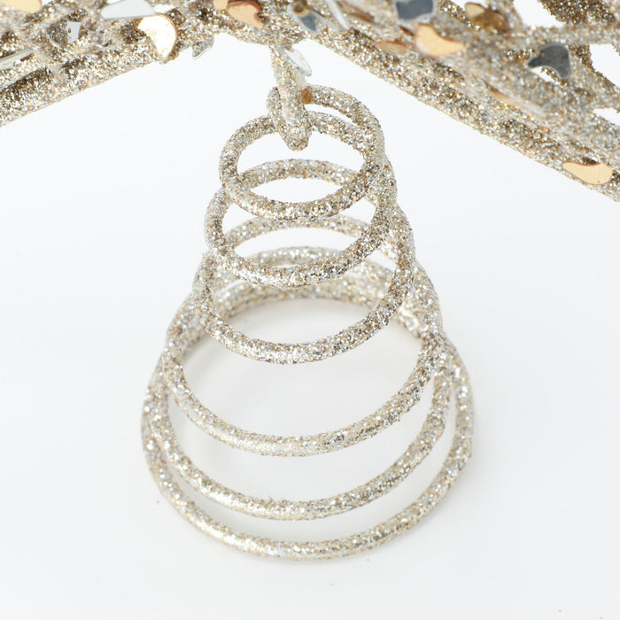 니토리 크리스마스 트리탑 스타 메슈 골드