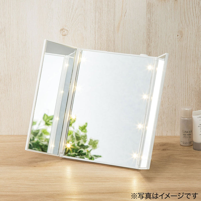 LED 콤팩트 거울 WH