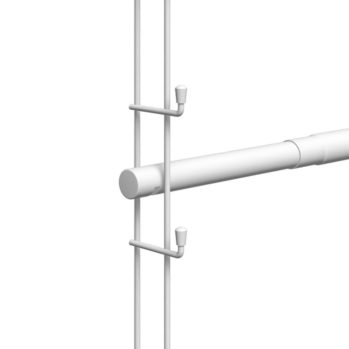 옷장에 걸어서 추가하는 길이조절 행거