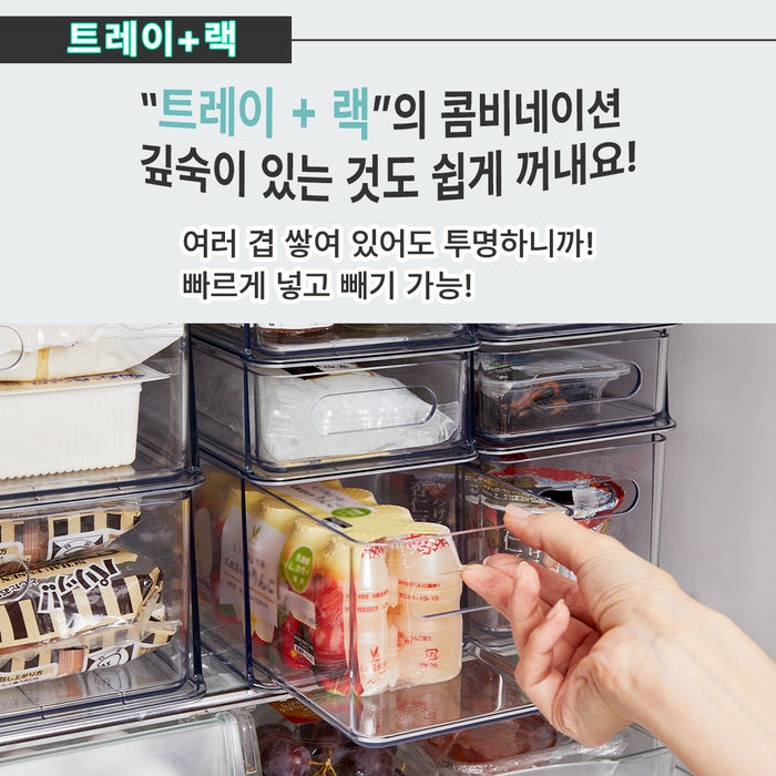 니토리 냉장고 슬라이드 트레이 딥 (S, M)