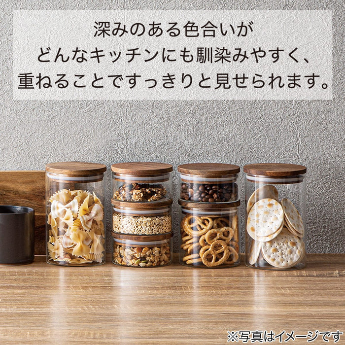 아카시아 유리 캐니스터 (S,L)