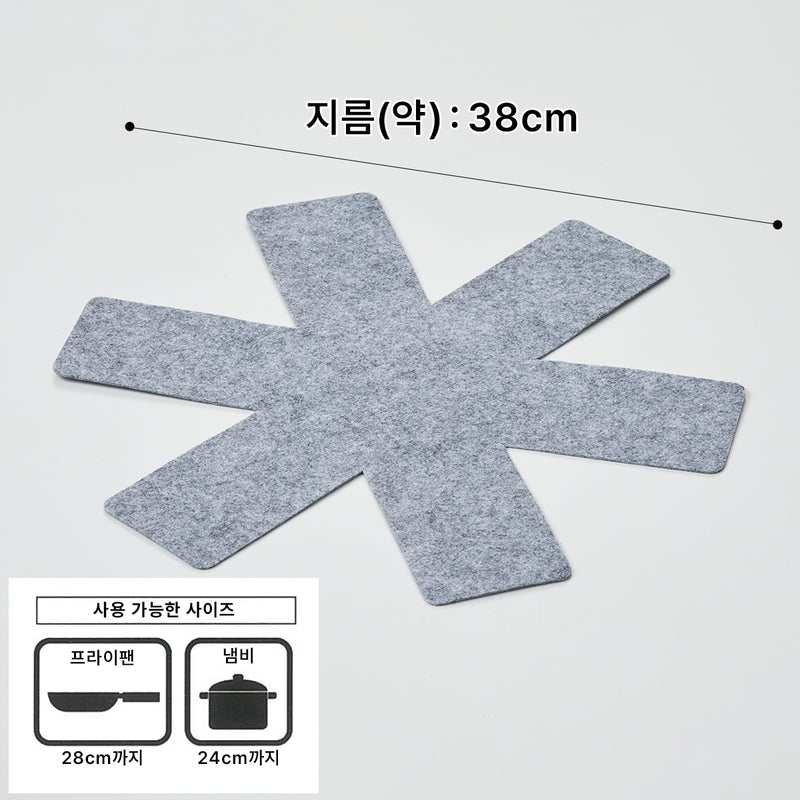 니토리 냄비・프라이팬 보호 매트 4P 세트