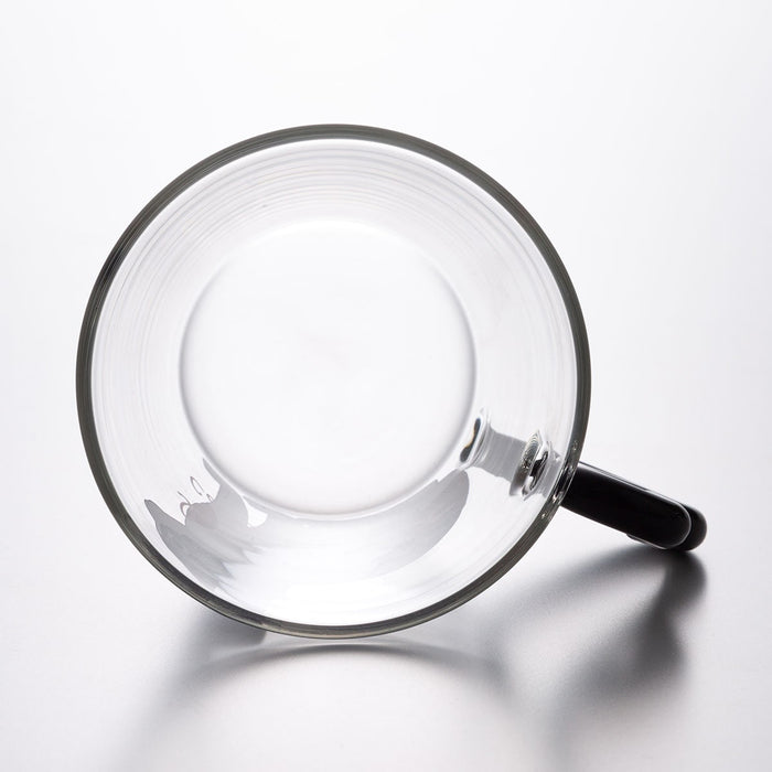 니토리 캣테일 핸들 글라스 머그