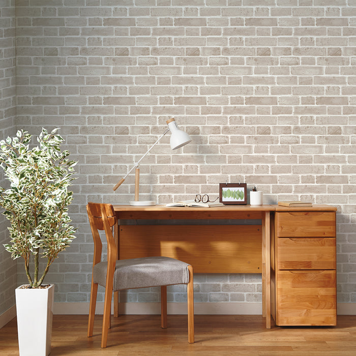 니토리 스티커벽지 벽돌