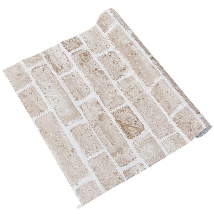 니토리 스티커벽지 벽돌