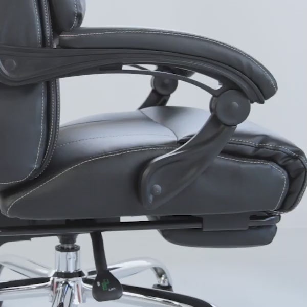 OFFICECHAIR FOOTREST OC702 PVC BK